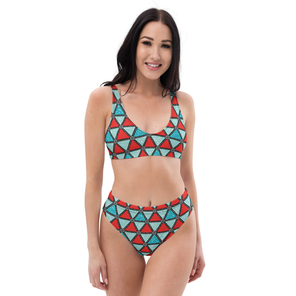 Triangles Recycled High-waisted Bikini