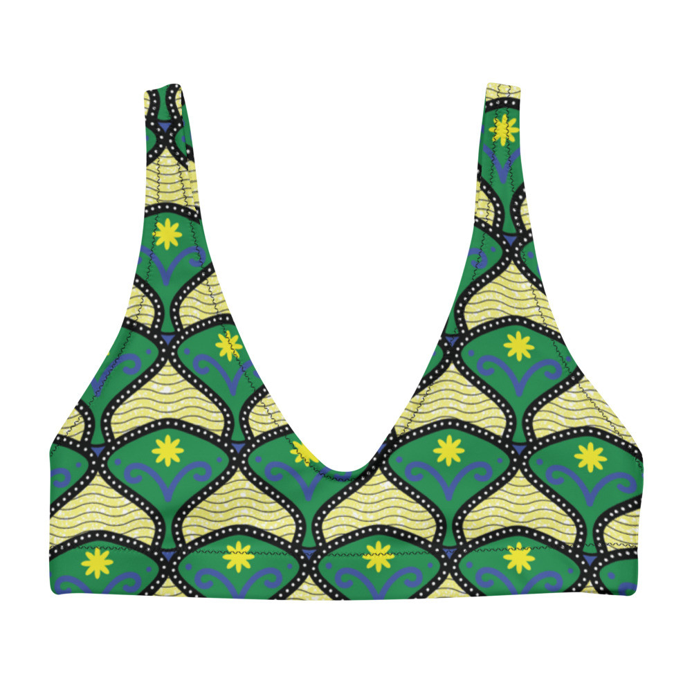 Spring Vibes Recycled Padded Bikini Top