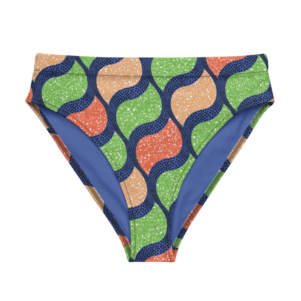 Autumn Vibes Recycled High-waisted Bikini Bottom