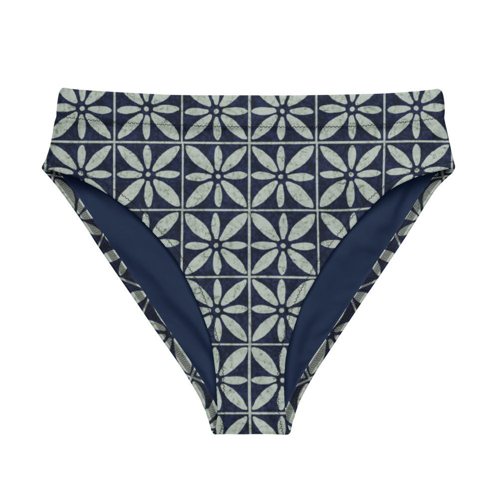 Adire Recycled High-waisted Bikini Bottom II