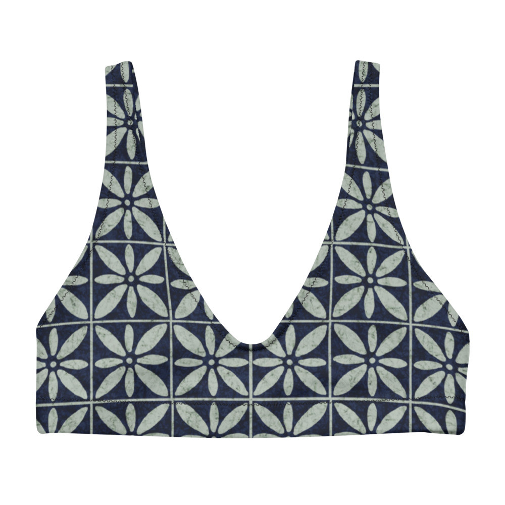 Adire Recycled Padded Bikini Top II 