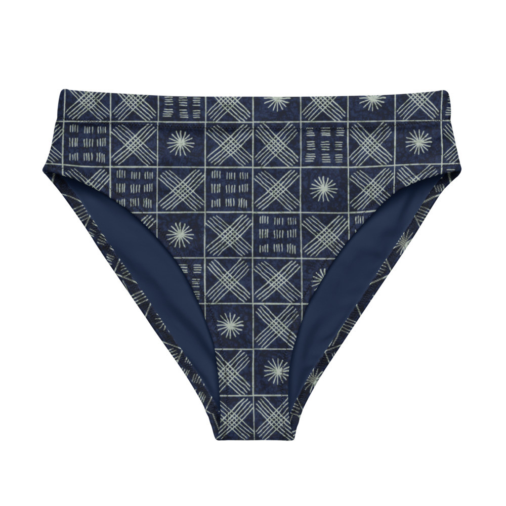Adire Recycled High-waisted Bikini Bottom VI