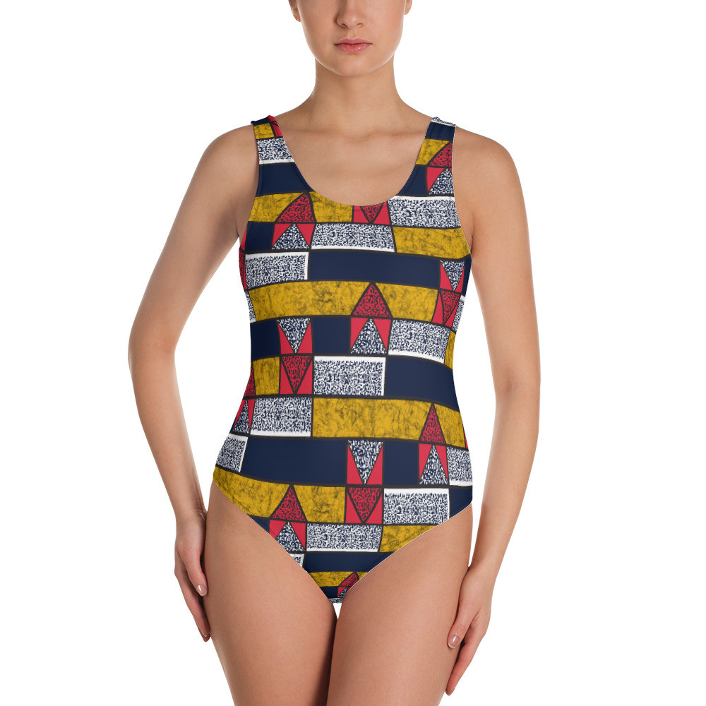 Bricks Inspired One-Piece Swimsuit