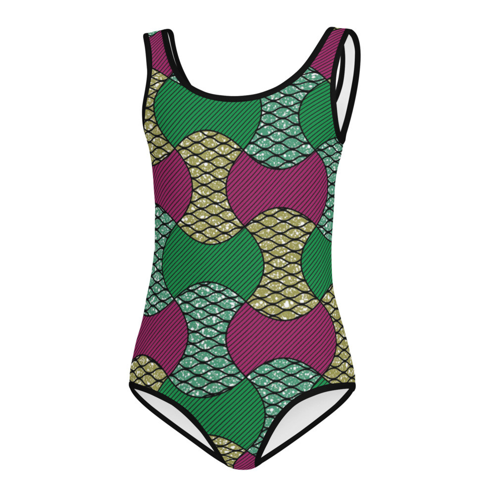 Kids Partial Bows Swimsuit