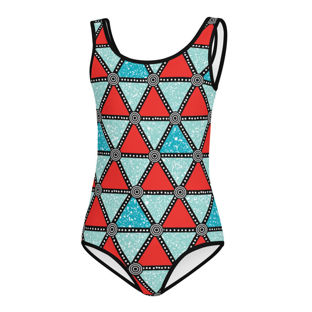 Kids Triangles Swimsuit