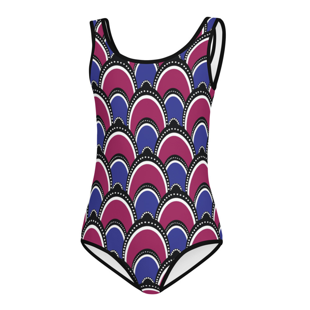 Kids Peacock Inspired Swimsuit