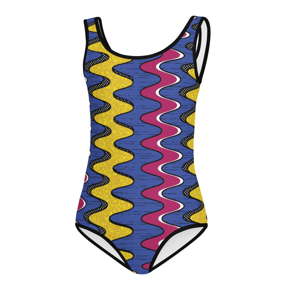 Kids Squiggly Drip Swimsuit II