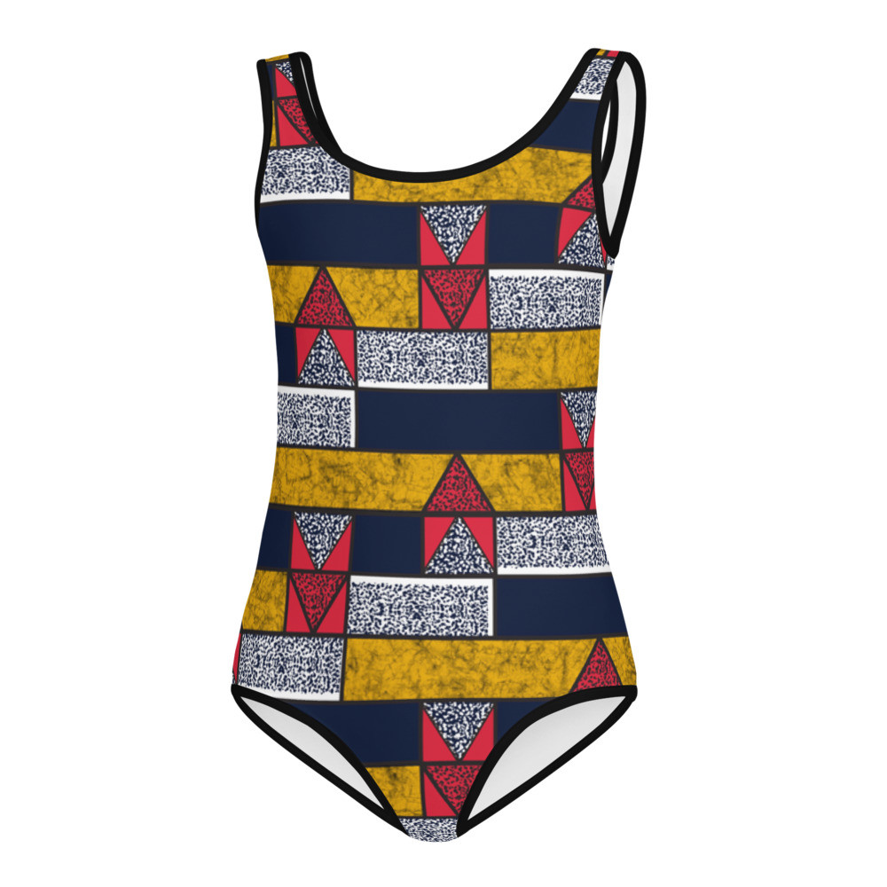 Kids Bricks Inspired Swimsuit