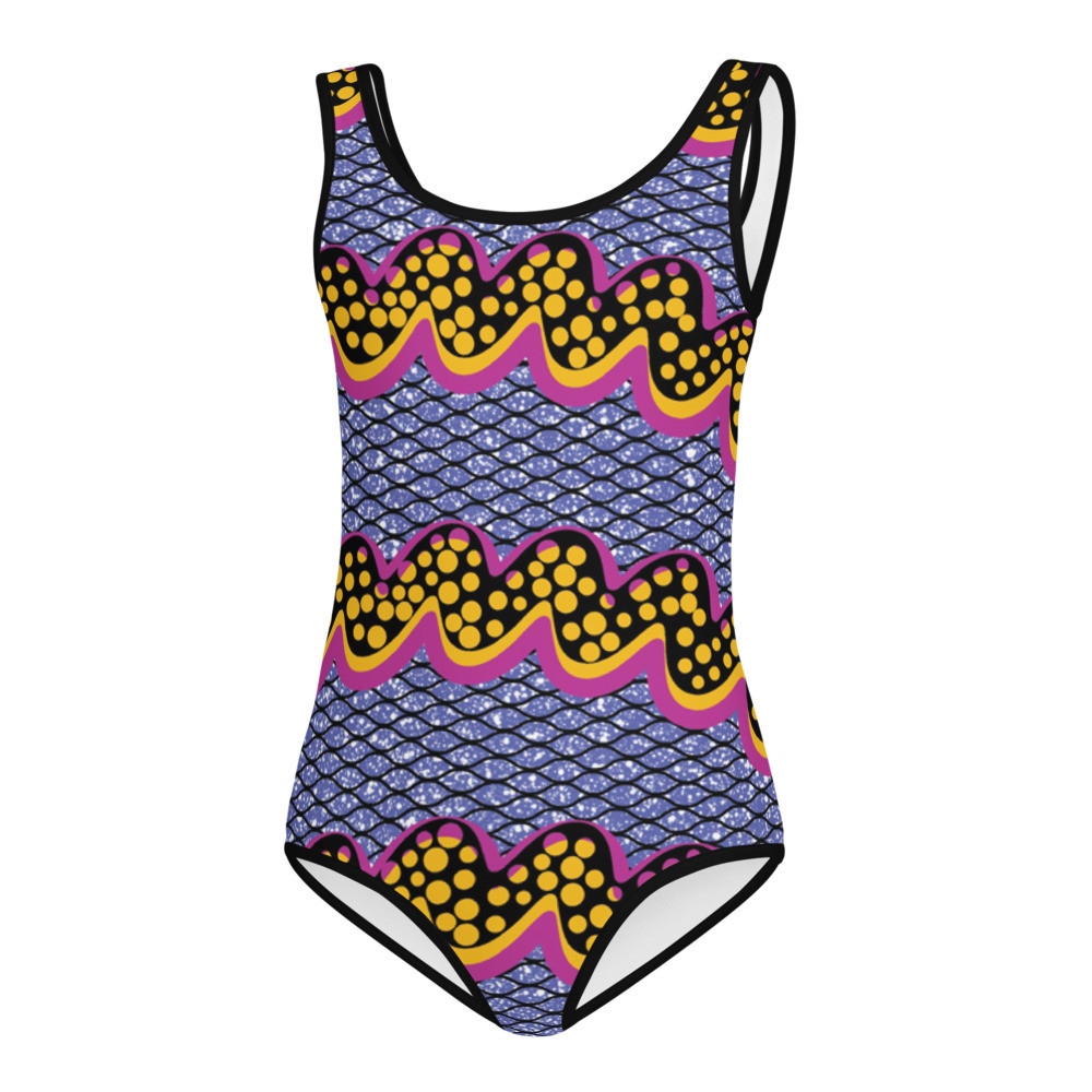 Kids Squiggly Drip Swimsuit