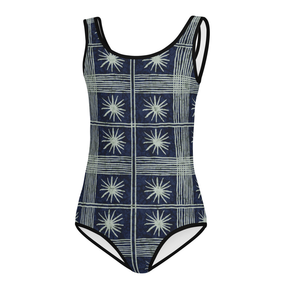  Kids Adire Swimsuit VII 