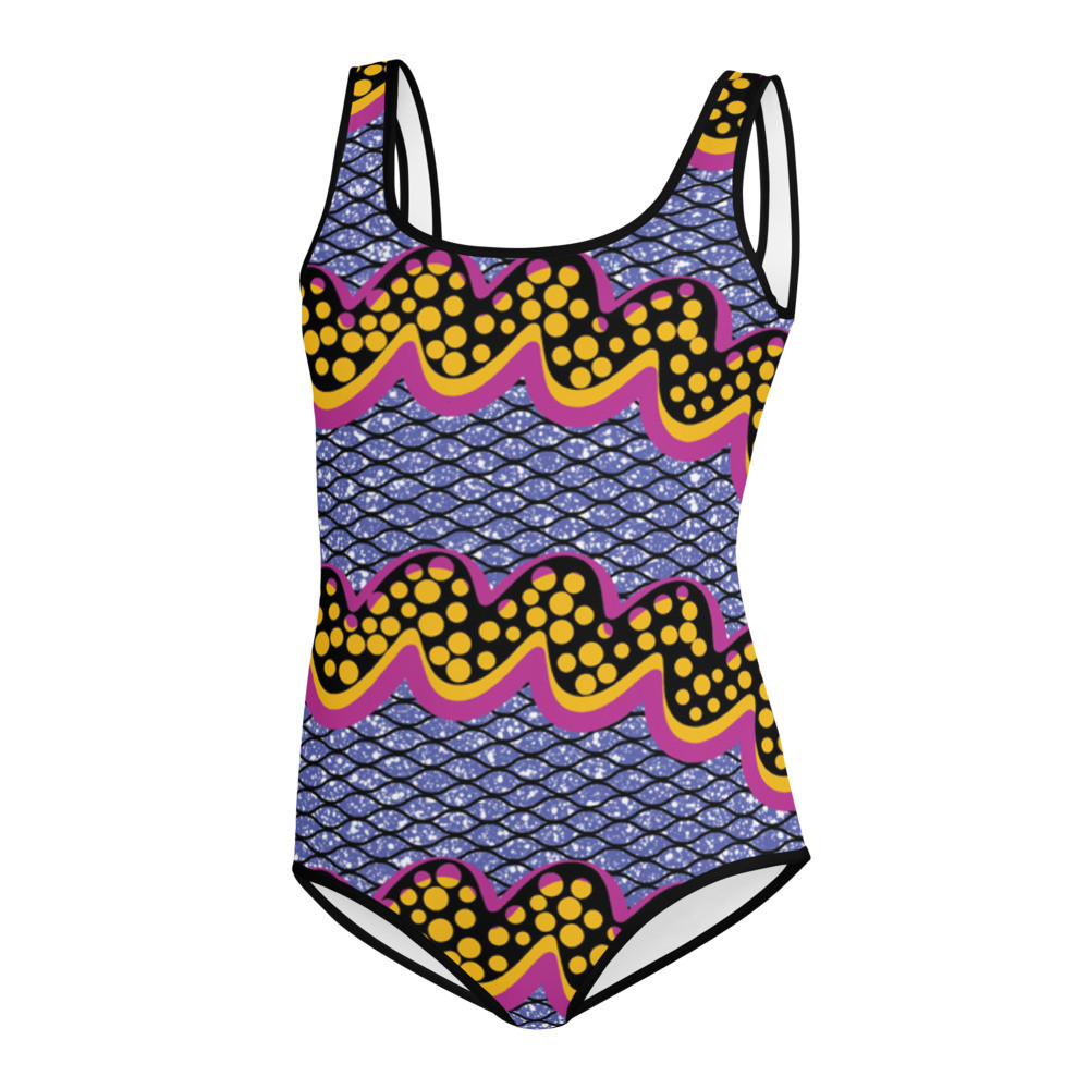  Youth Squiggly Drip Swimsuit