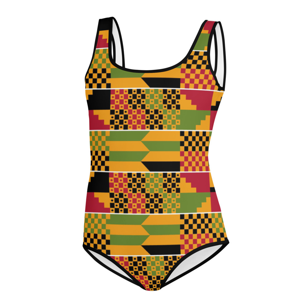 Youth Kente Swimsuit