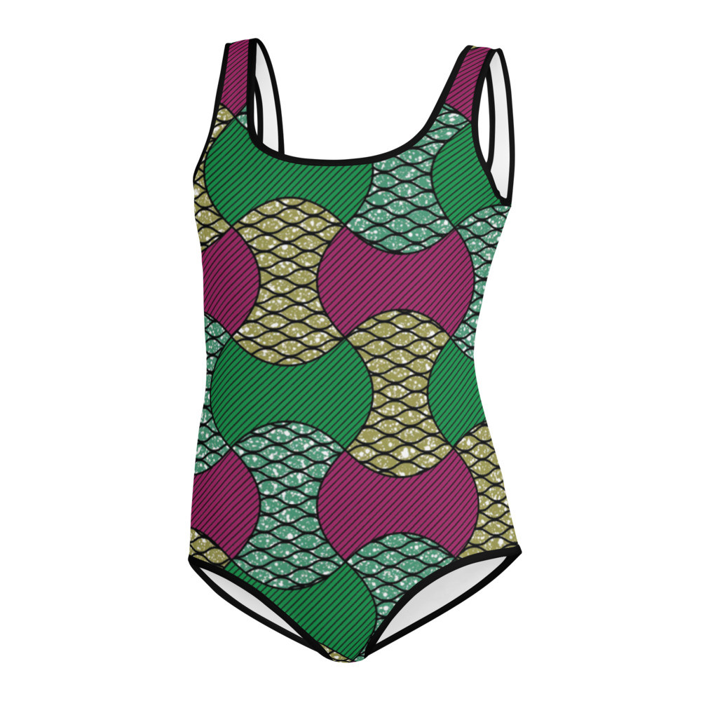  Youth Partial Bows Swimsuit