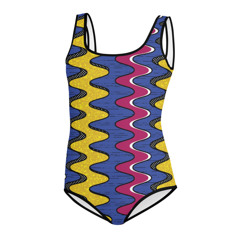 Youth Squiggly Drip Swimsuit II
