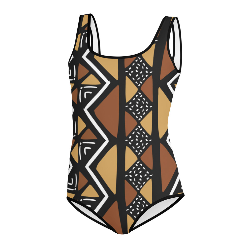 Youth Mud Cloth Inspired Swimsuit II 