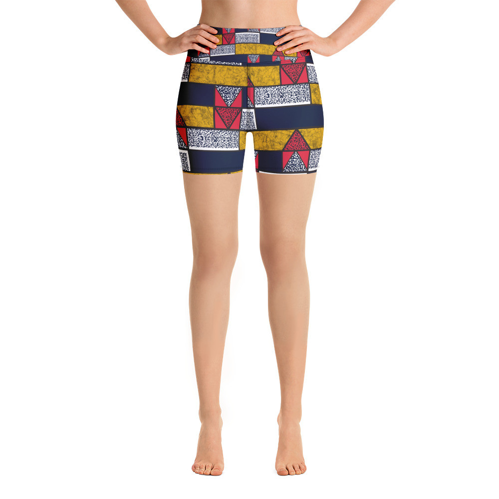 Bricks Inspired Yoga Shorts