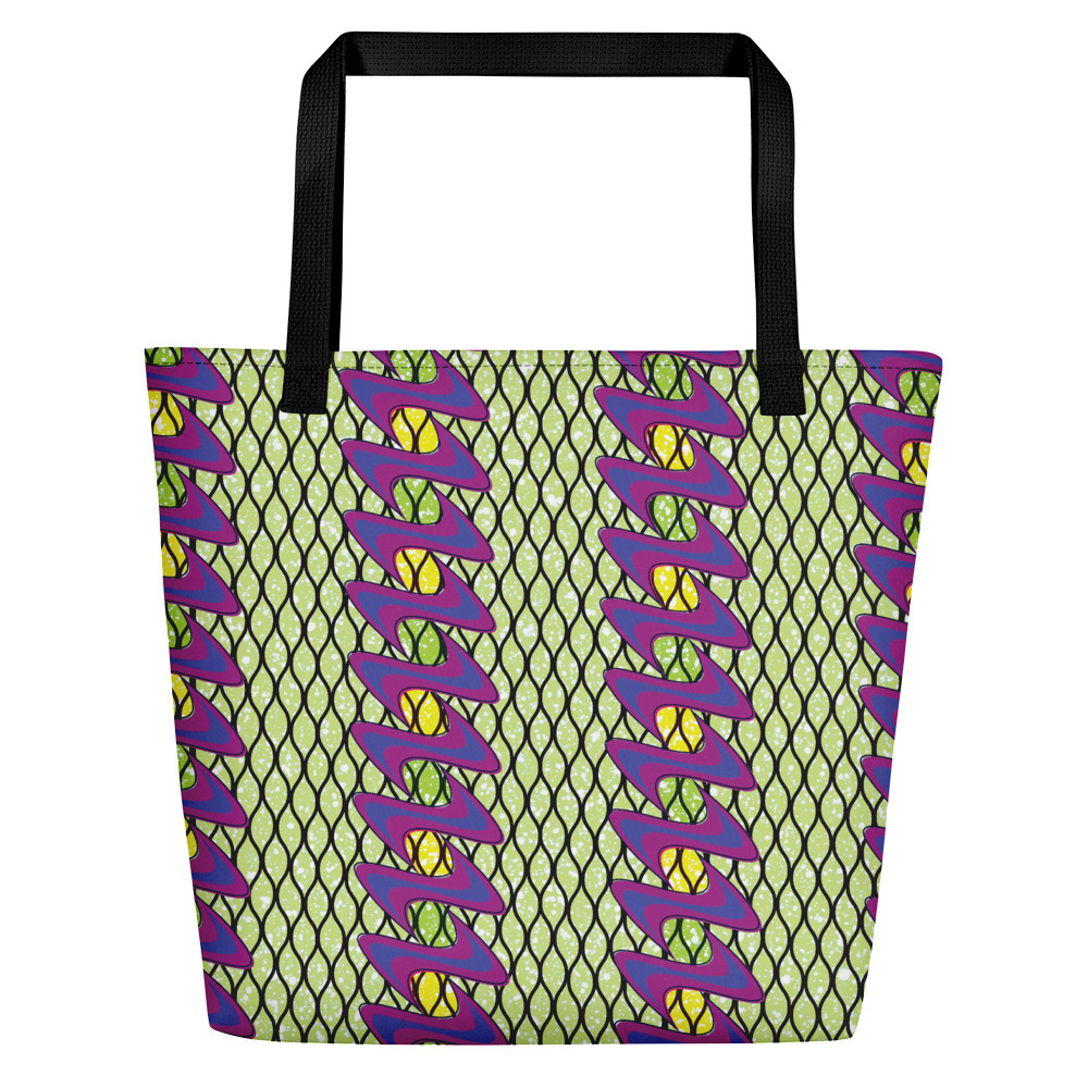 Fishnet Ladders Inspired Beach Bag