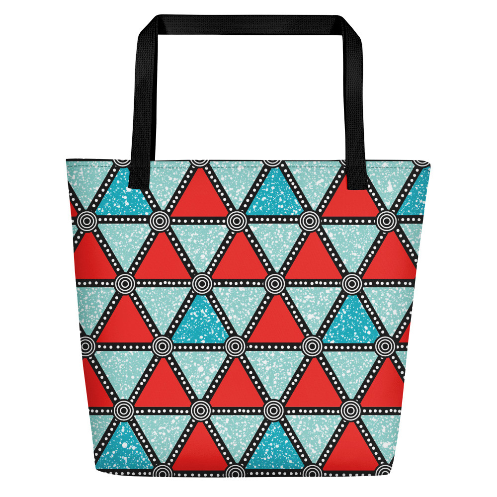 Triangles Beach Bag