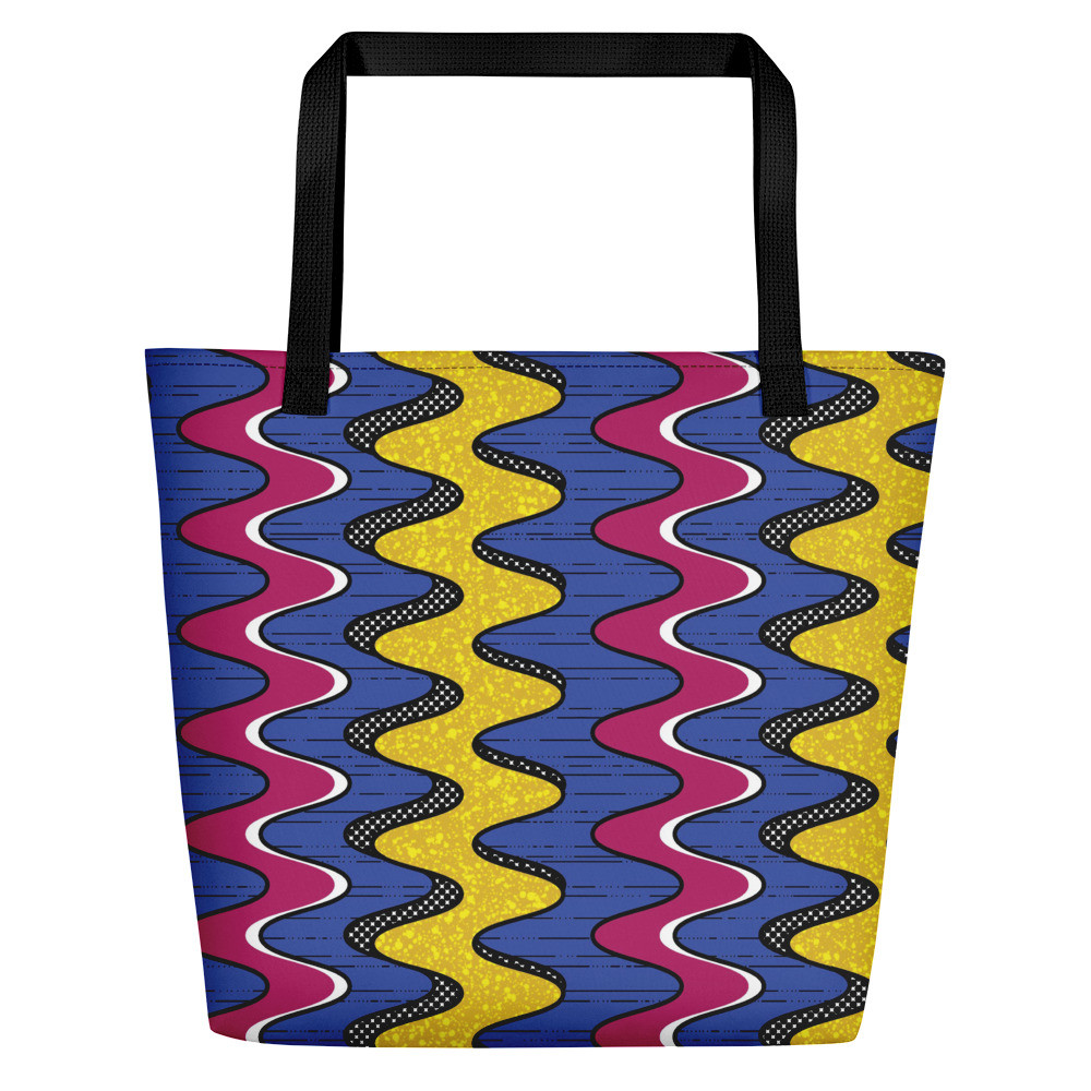 Squiggly Drip Beach Bag II 
