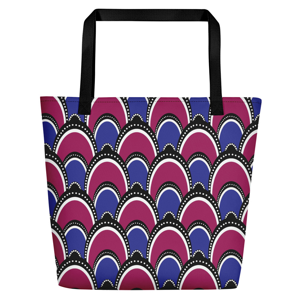 Peacock Inspired Beach Bag