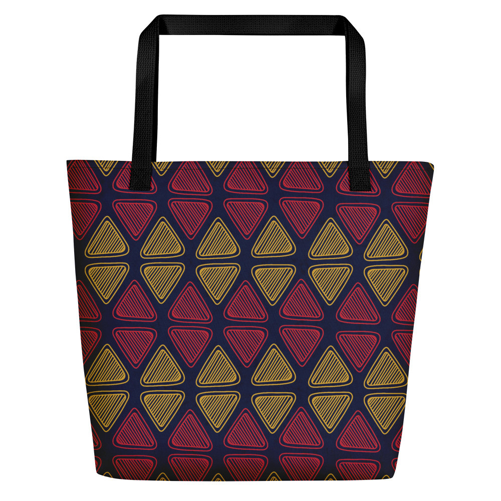 Triangles Beach Bag II 
