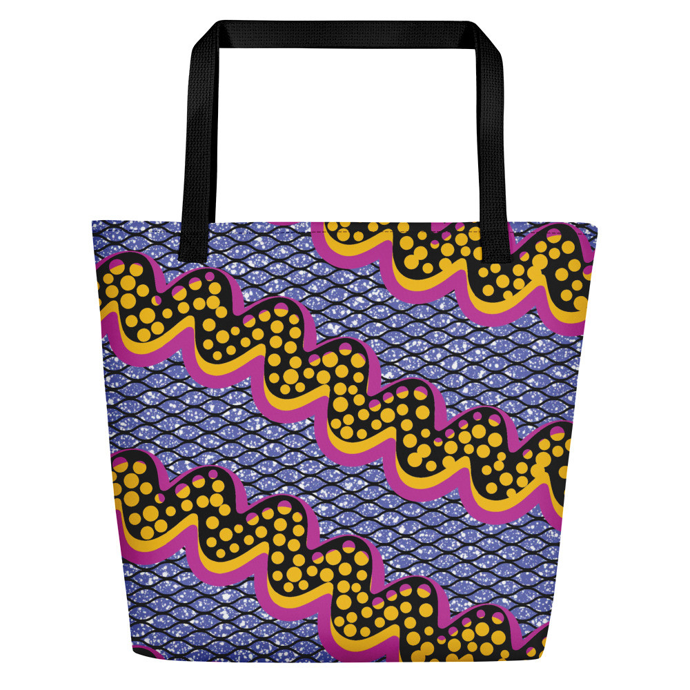 Squiggly Drip Beach Bag