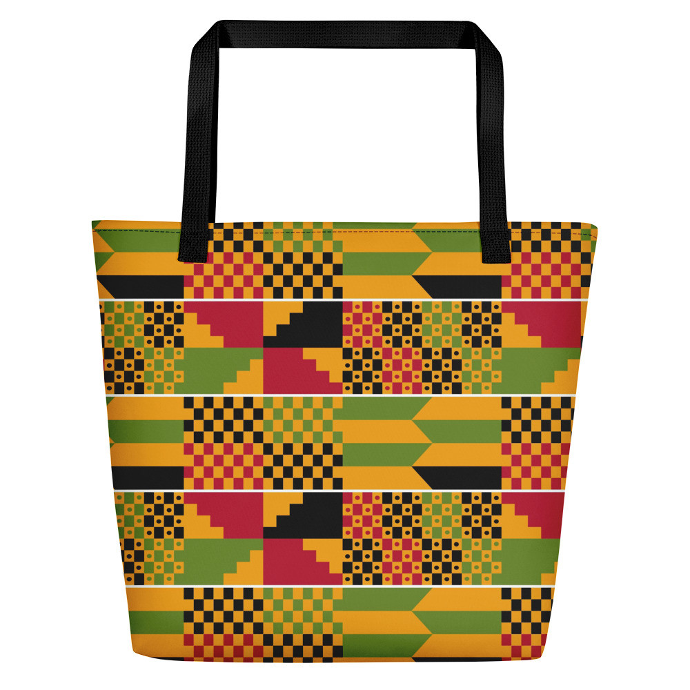Kente Beach Bag