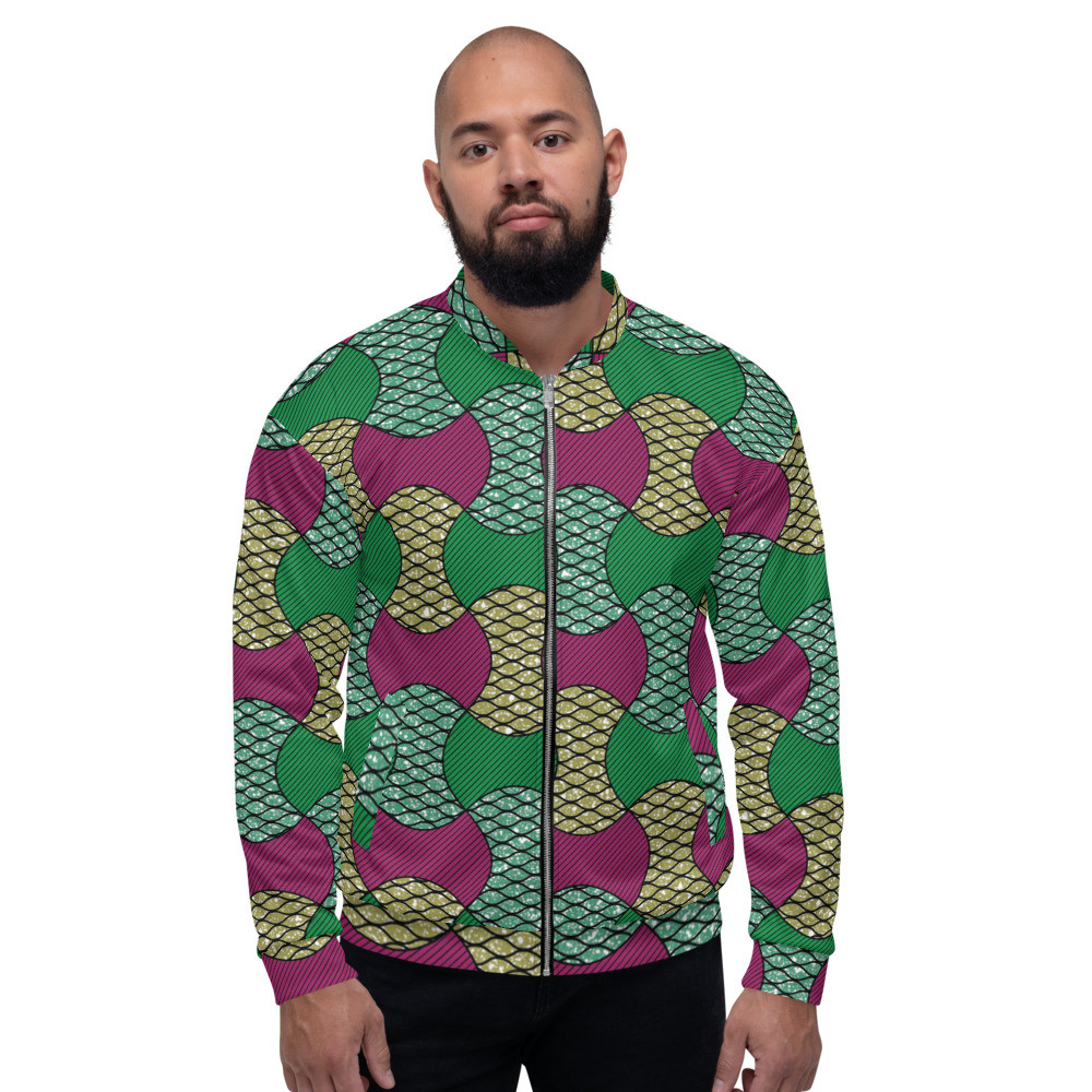 Partial Bows Inspired Unisex Bomber Jacket