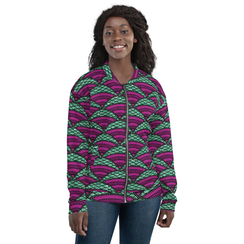 Parachutes Inspired Unisex Bomber Jacket