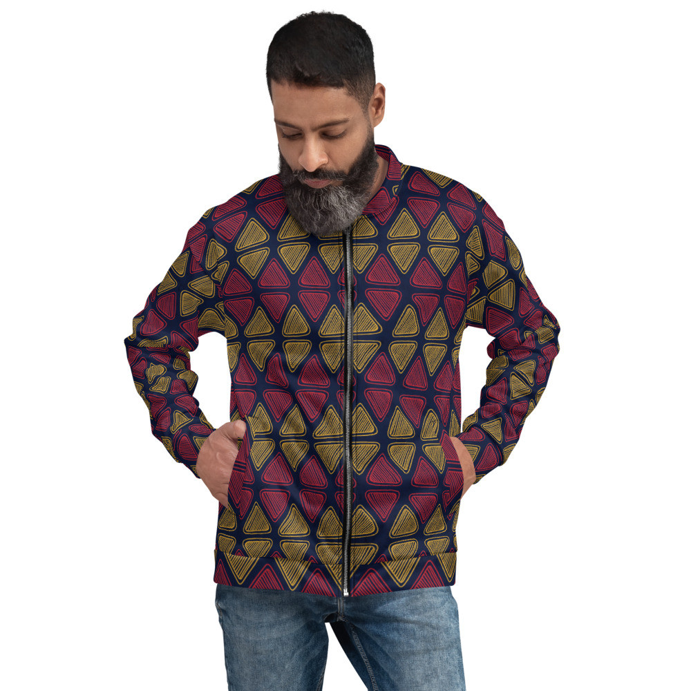 Triangles Unisex Bomber Jacket II