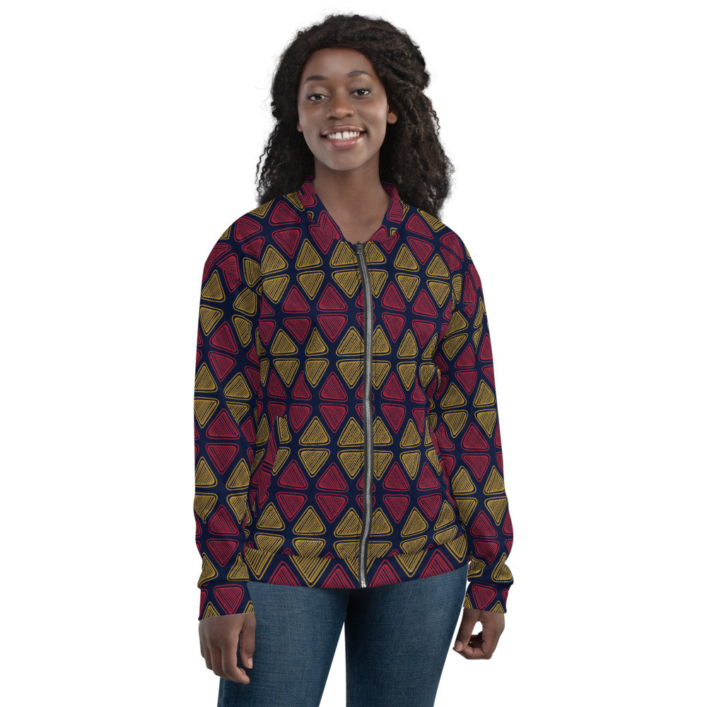 Triangles Unisex Bomber Jacket II
