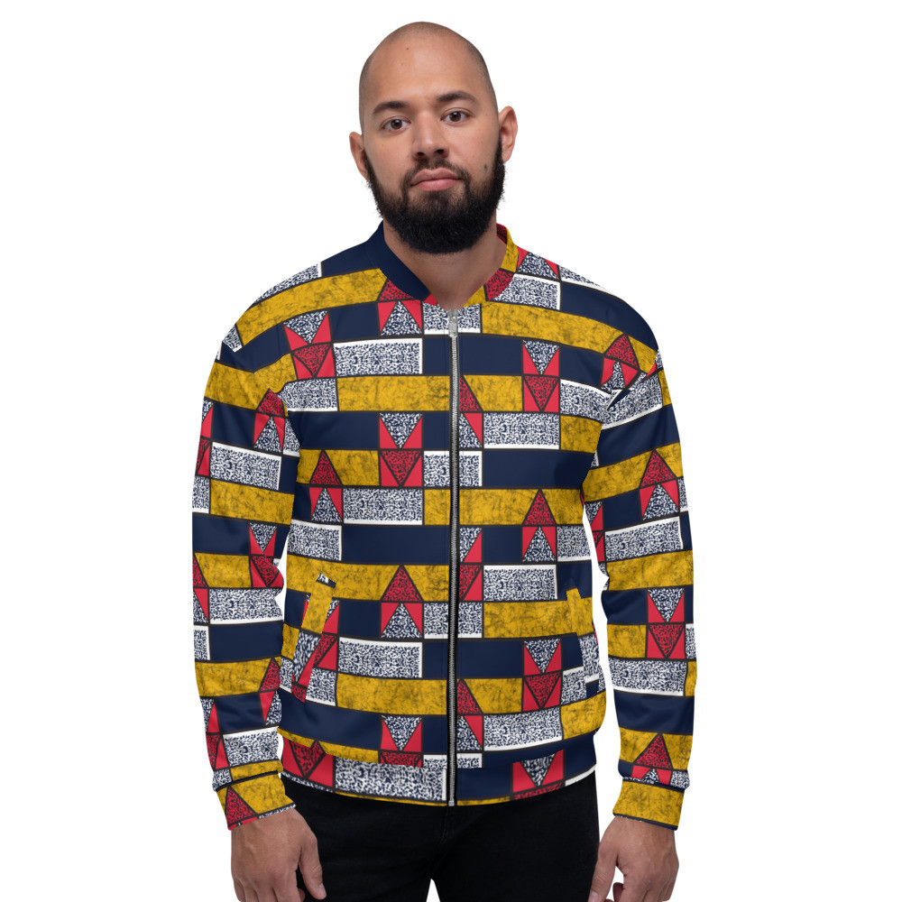 Bricks Inspired Unisex Bomber Jacket