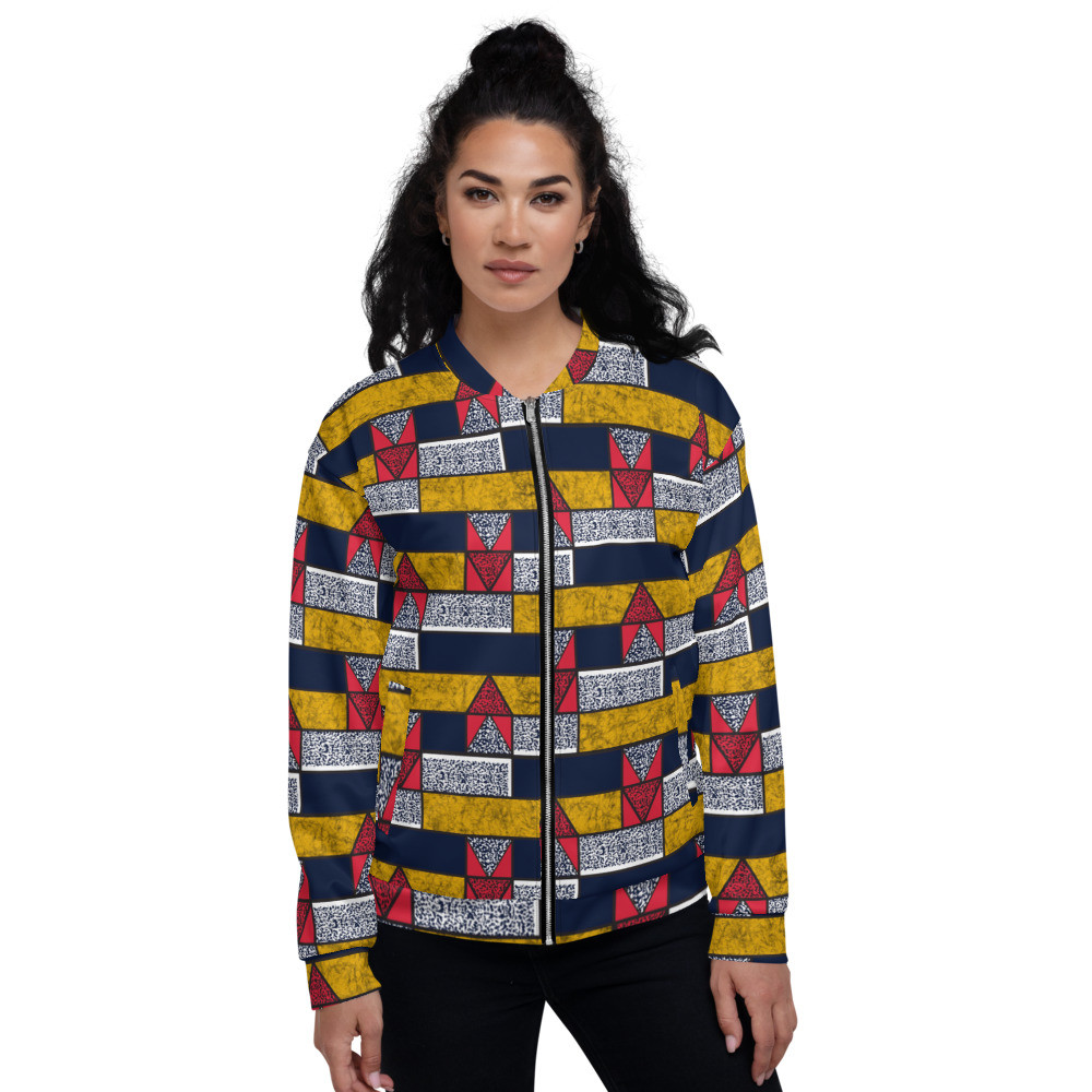 Bricks Inspired Unisex Bomber Jacket