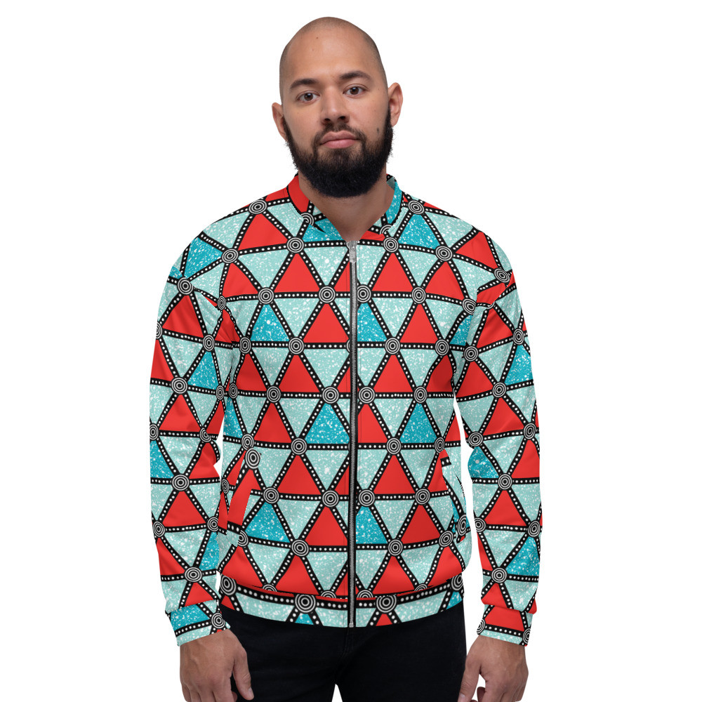 Triangles Unisex Bomber Jacket
