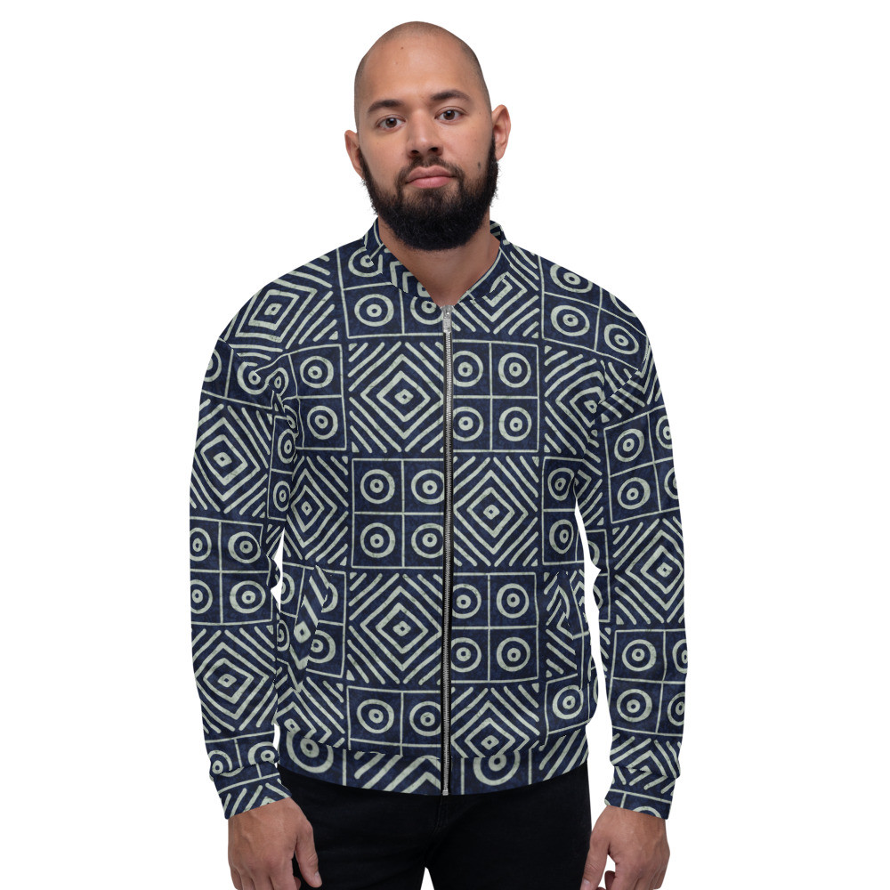 Adire Unisex Bomber Jacket