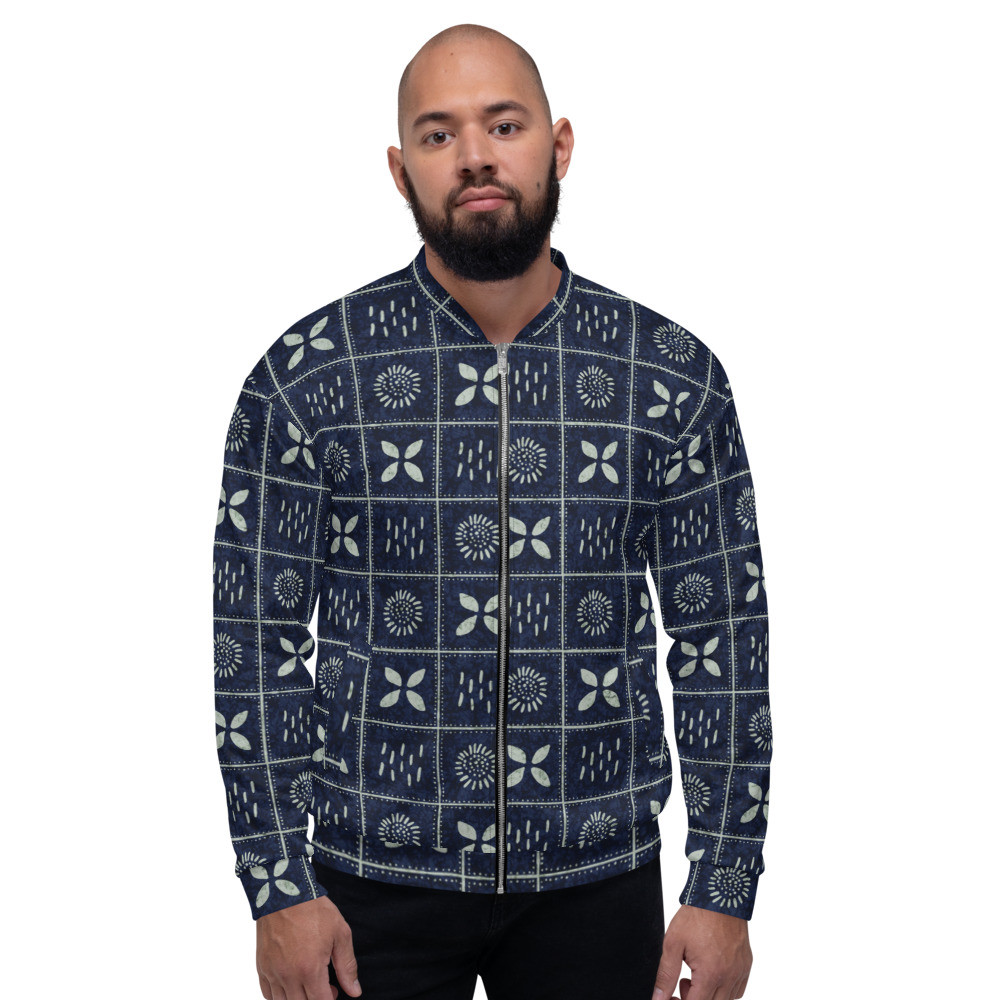 Adire Unisex Bomber Jacket III