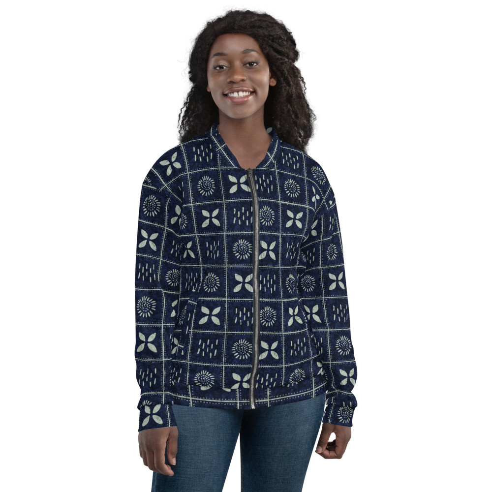 Adire Unisex Bomber Jacket III