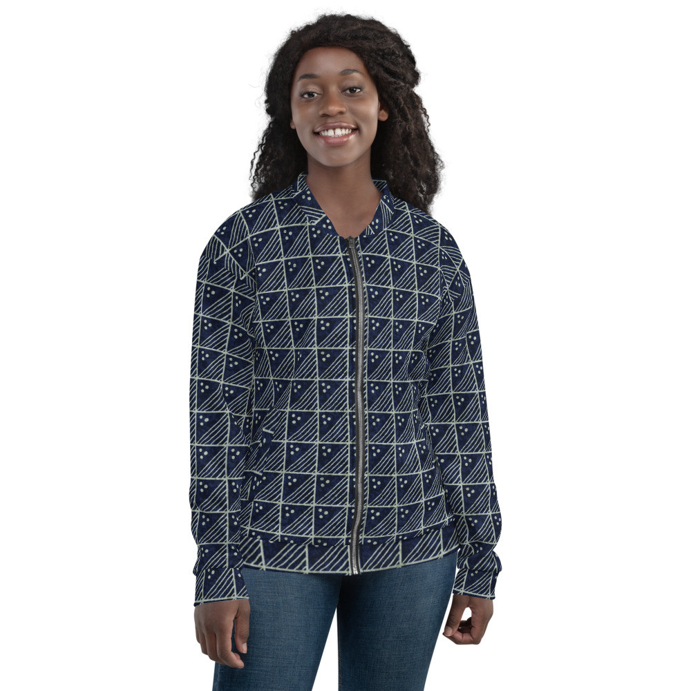 Adire Unisex Bomber Jacket V