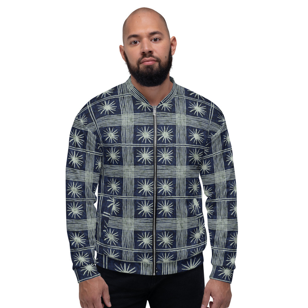 Adire Unisex Bomber Jacket VII
