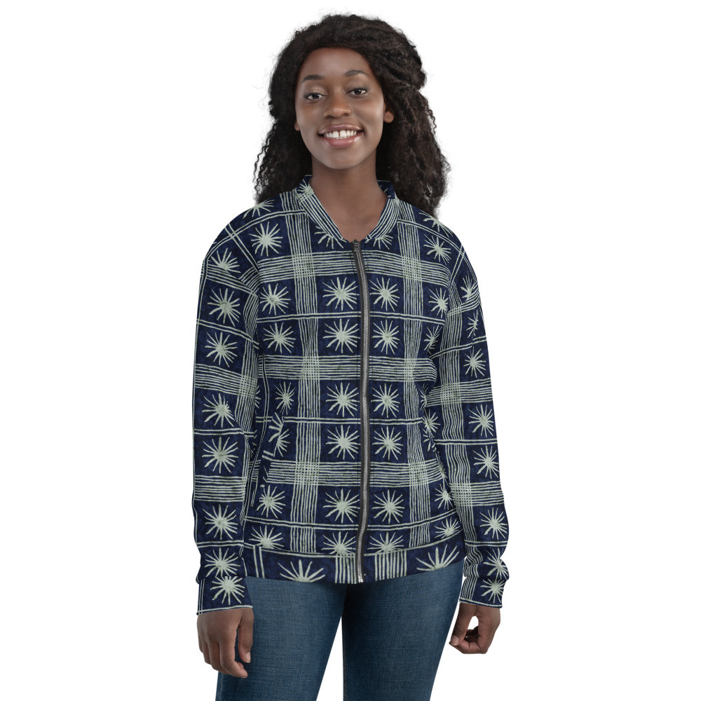 Adire Unisex Bomber Jacket VII