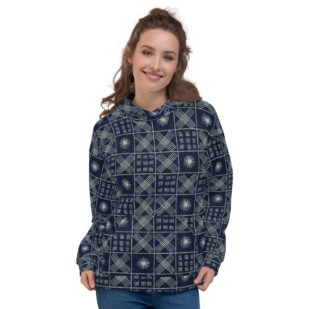 Adire Unisex Hoodie VI