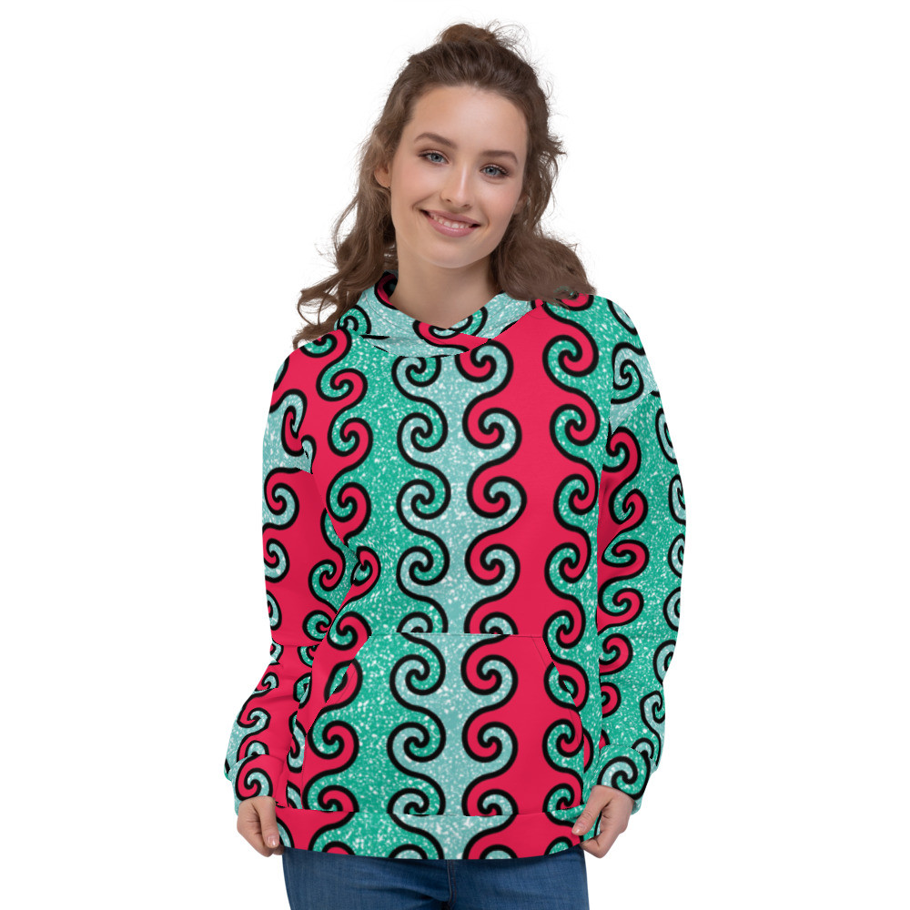Intertwined Curls Unisex Hoodie