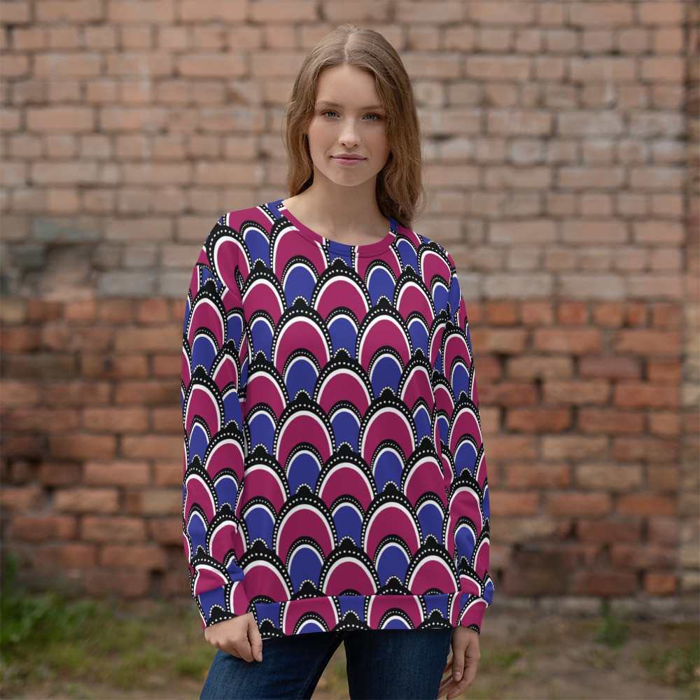 Peacock Inspired Unisex Sweatshirt