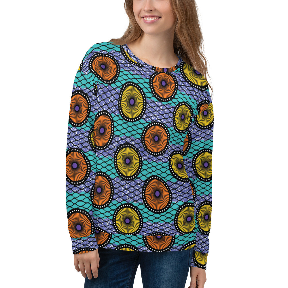 Ankara Circles Unisex Sweatshirt II