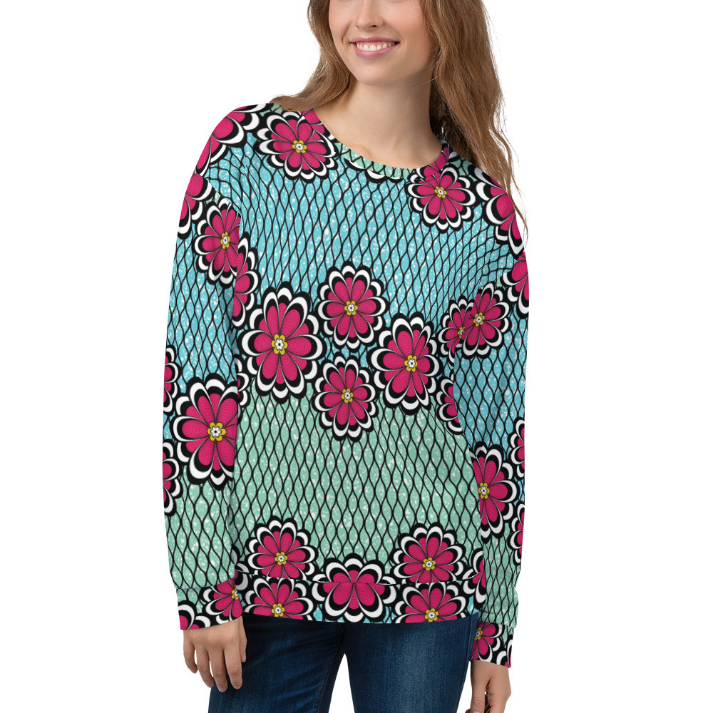 Pink Flowers Sweatshirt