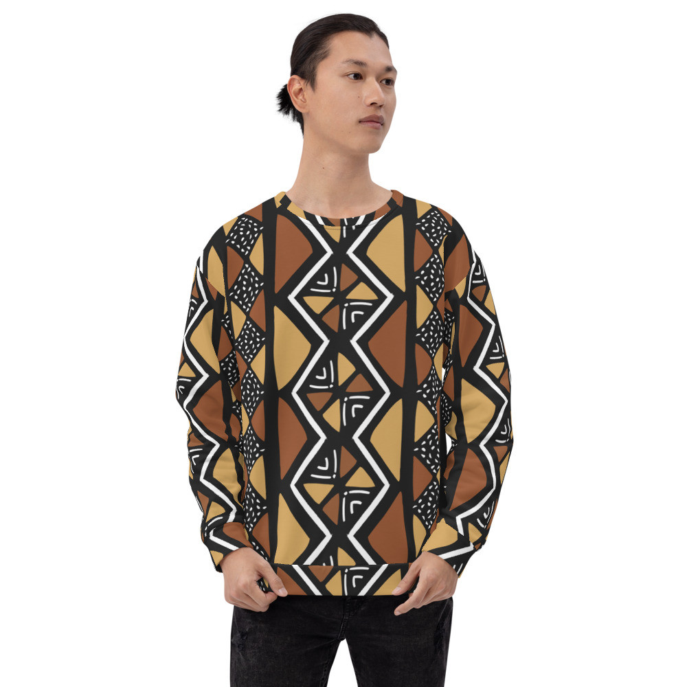 Mud Cloth Inspired Unisex Sweatshirt II