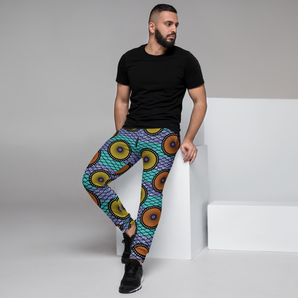 Ankara Circles II Men's Joggers