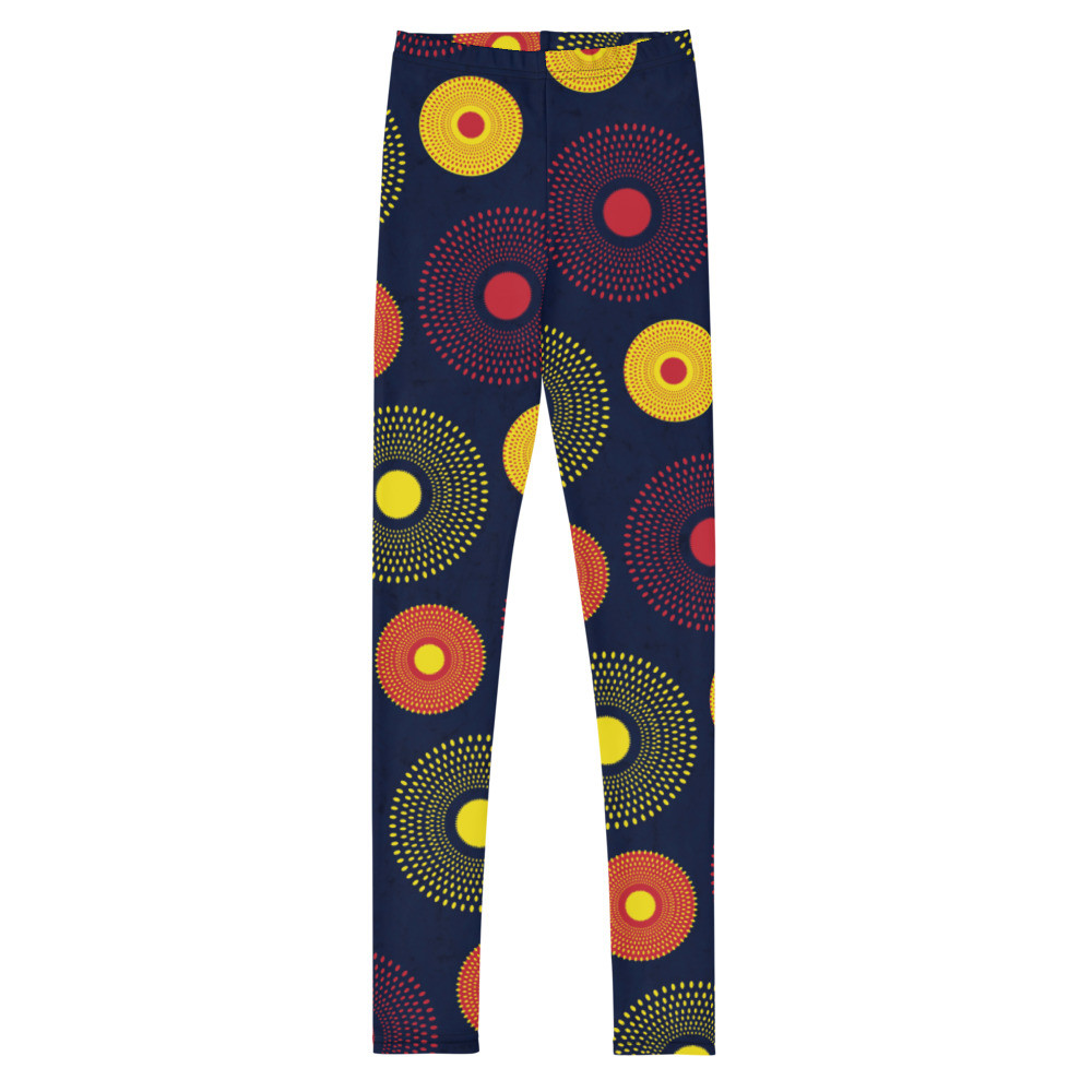 Youth Ankara Circles Leggings