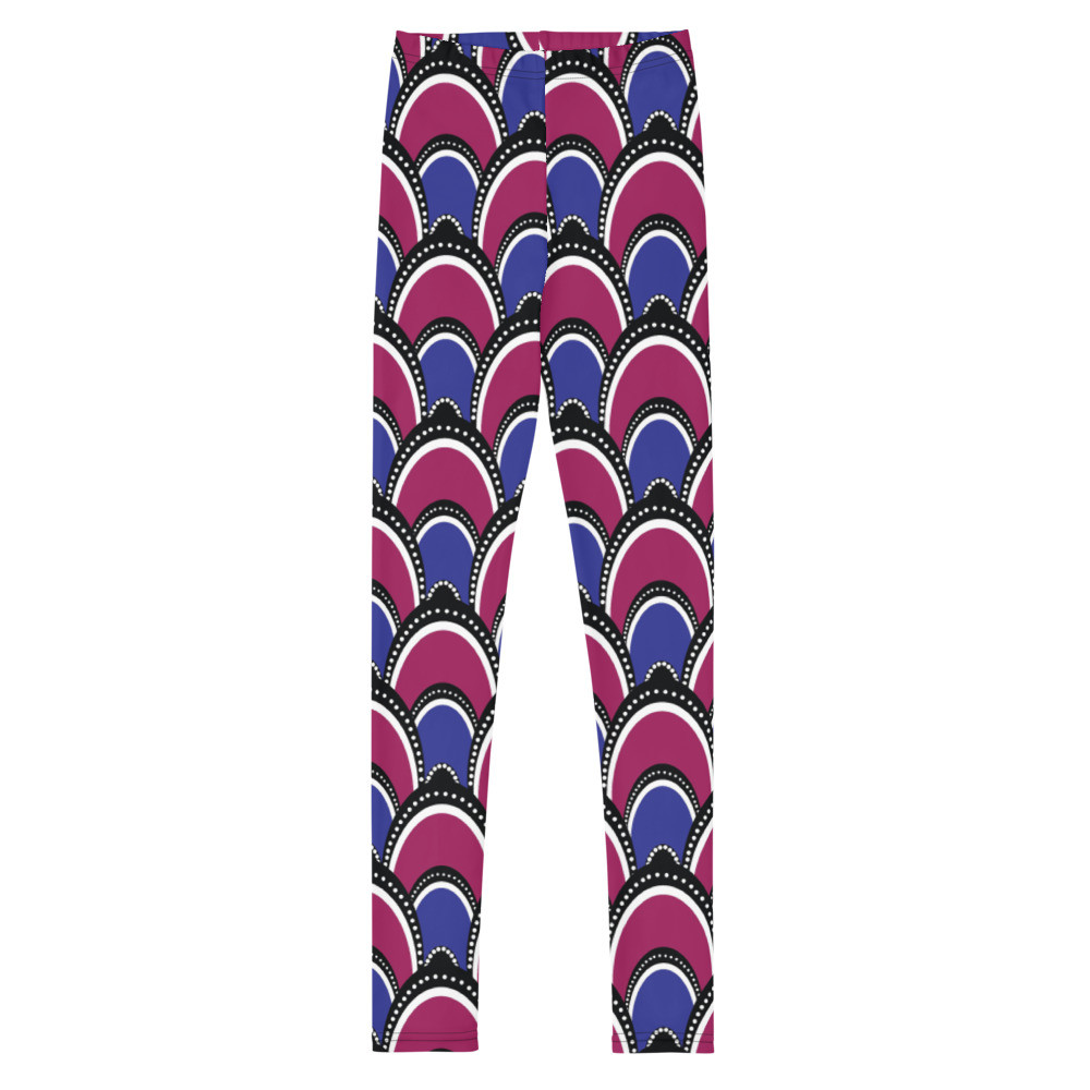 Youth Peacock Inspired Leggings