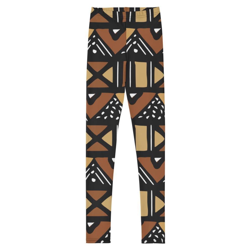 Youth Mud Cloth Inspired Leggings